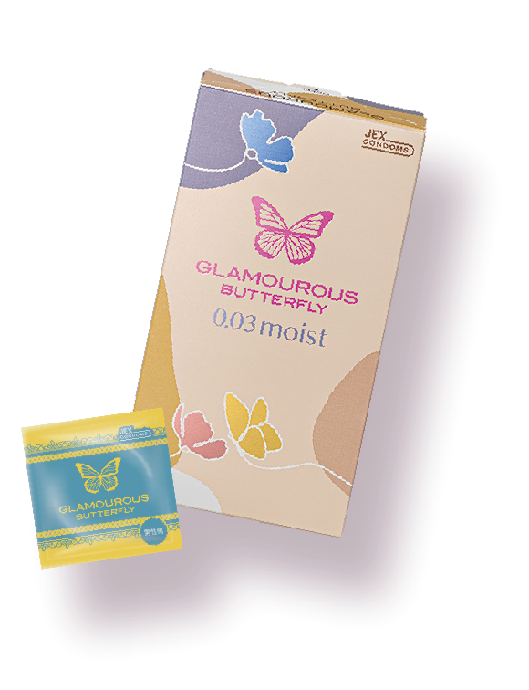 Bao cao su Jex- Glamourous Butterfly 0.03 Moist